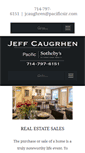 Mobile Screenshot of jeffcaughren.com